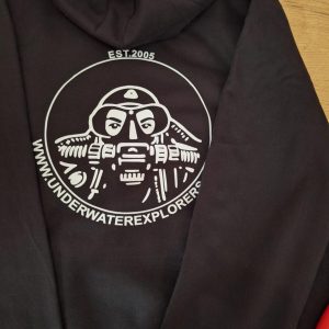 Underwater Explorers Black Hoodie – Dive Charter & Technical Diving